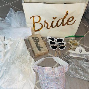 Bride/Bachelorette Miscellaneous Bag - Sunglasses, pajamas, purse, jewelry, etc